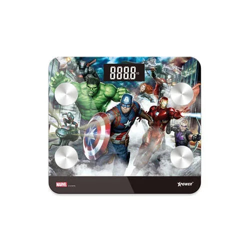 Xpower Marvel Smart Body Scale - Avengers - Tashqila Xpower Marvel Smart Body Scale - Avengers - Tashqila